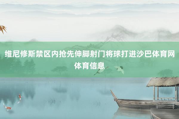 维尼修斯禁区内抢先伸脚射门将球打进沙巴体育网体育信息