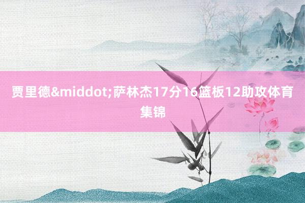 贾里德&middot;萨林杰17分16篮板12助攻体育集锦