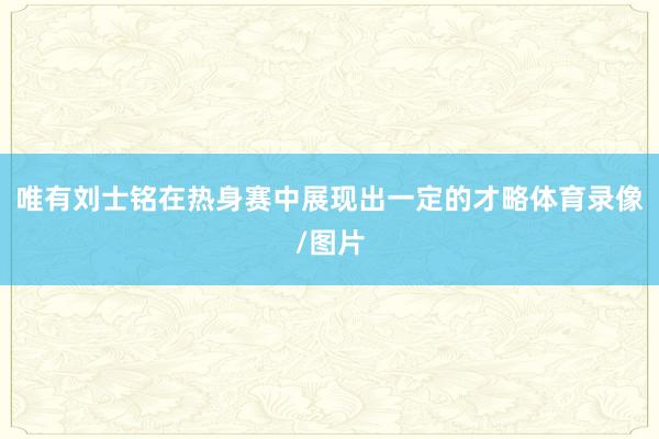 唯有刘士铭在热身赛中展现出一定的才略体育录像/图片