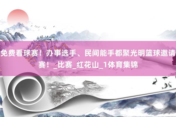 免费看球赛！办事选手、民间能手都聚光明篮球邀请赛！_比赛_红花山_1体育集锦
