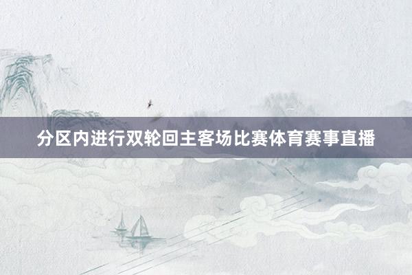 分区内进行双轮回主客场比赛体育赛事直播