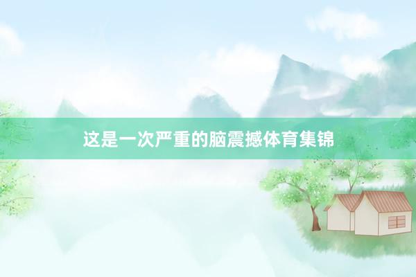 这是一次严重的脑震撼体育集锦