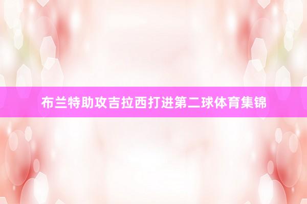 布兰特助攻吉拉西打进第二球体育集锦
