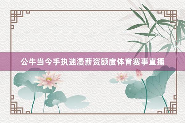 公牛当今手执迷漫薪资额度体育赛事直播